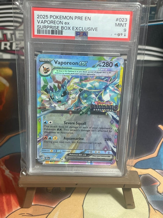 Vaporeon EX PSA 9
